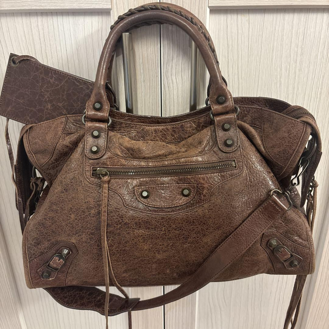 Genuine Pre-Owned Balenciaga 2WAY Le City medium bag with storage bag