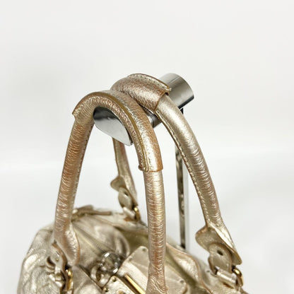 Genuine Pre-Owned Rare Chloe Limited Edition Paddington Padlock Tote Bag Gold