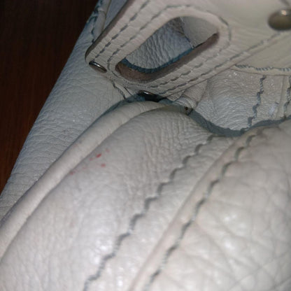 Genuine Preowned Chloe Paddington leather handbag tote white