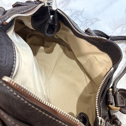 Genuine Pre-Owned Beautiful Chloe Paddington handbag dark brown