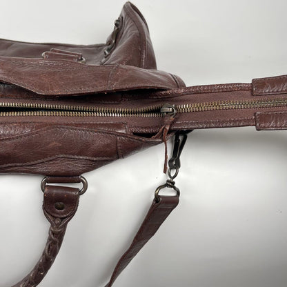 Genuine Pre-Owned Balenciaga Hand, shoulder bag 2-way brown leather