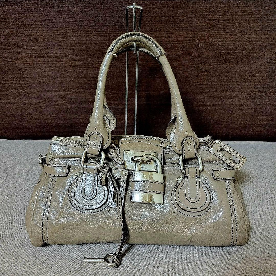 Genuine Pre-Owned Chloe Paddington bag women's Gray