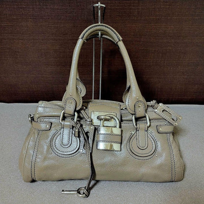 Genuine Pre-Owned Chloe Paddington bag women's Gray