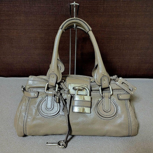 Genuine Pre-Owned Chloe Paddington bag women's Gray