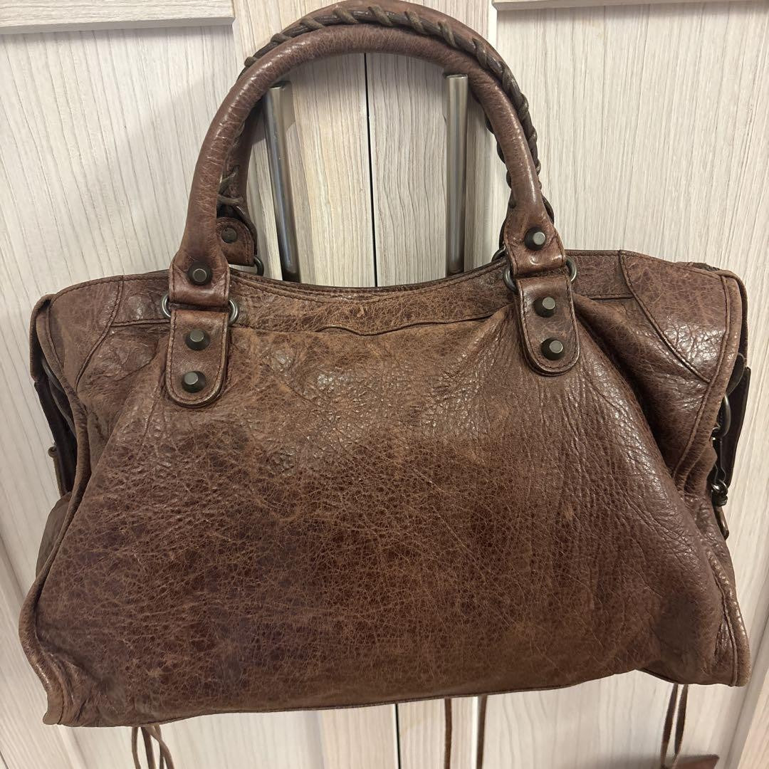 Genuine Pre-Owned Balenciaga 2WAY Le City medium bag with storage bag