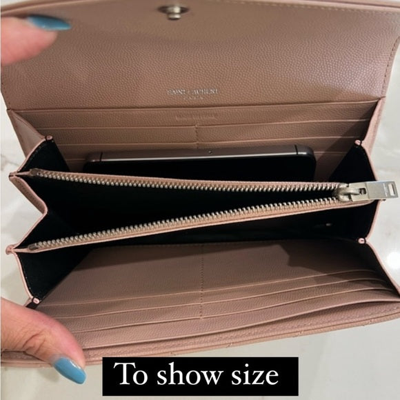 Authentic Preowned YSL monogram cassandre wallet on chain