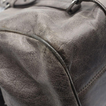 Genuine Pre-Owned miu miu Vitello Lux Ribbon 2way Bag grey