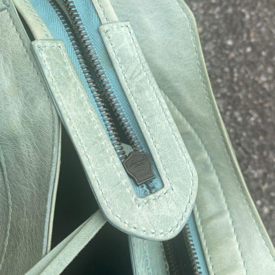 Genuine Pre-Owned balenciaga city part time y2k mint green back