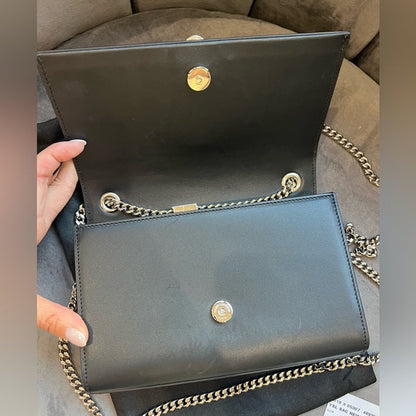 Authentic Preowned Saint Laurent Monogram Kate Tassel in Black