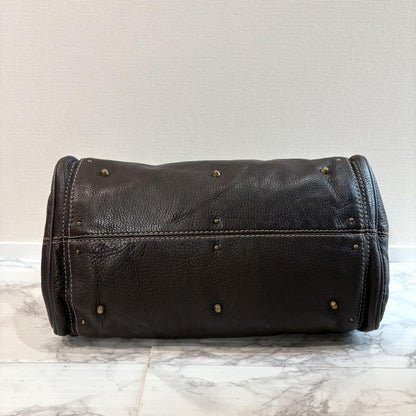 Genuine Pre-Owned Beautiful Chloe Paddington handbag dark brown