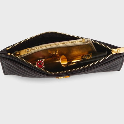 Authentic Preowned Yves Saint Laurent large clutch wallet