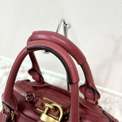 Genuine Pre-Owned Rare and exquisite Chloe Paddington handbag pink