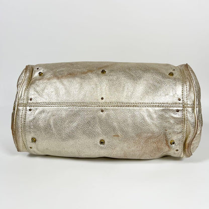 Genuine Pre-Owned Rare Chloe Limited Edition Paddington Padlock Tote Bag Gold