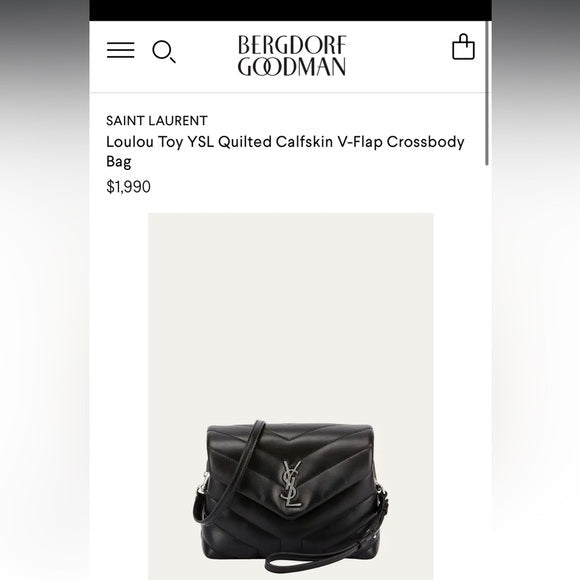 Authentic Preowned Yves Saint Laurent toy Lou Lou