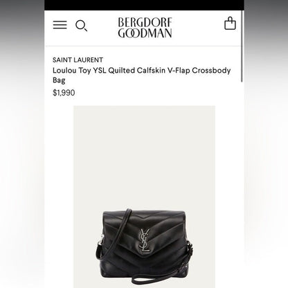 Authentic Preowned Yves Saint Laurent toy Lou Lou