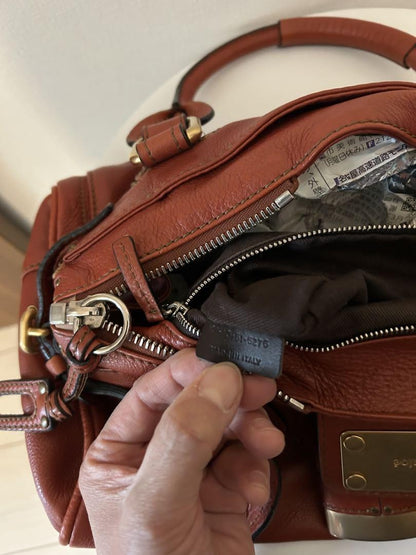 Genuine Pre-Owned Chloe Paddington bag beautiful hand bag orange