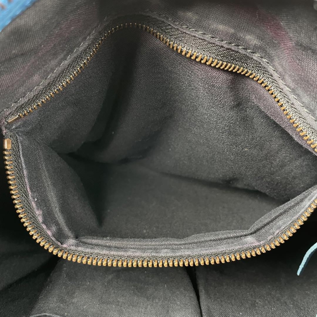 Genuine Pre-Owned Balenciaga Hand, shoulder bag blue leather