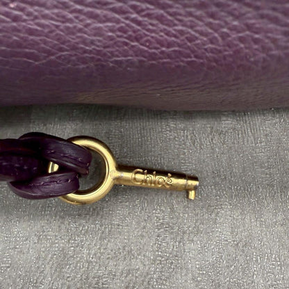 Genuine Pre-Owned Vintage Designer Chloé Genuine Paddington Bags purple