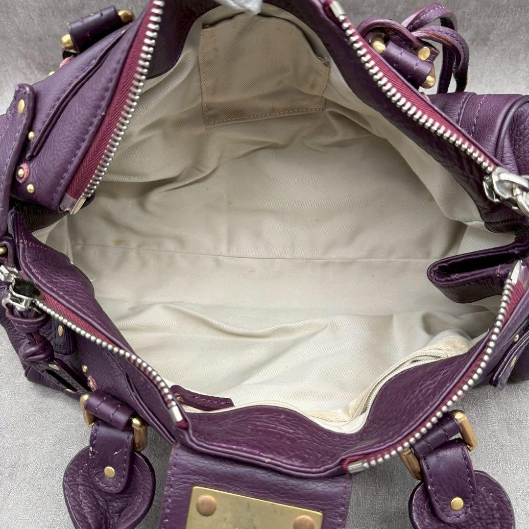 Genuine Pre-Owned Vintage Designer Chloé Genuine Paddington Bags purple